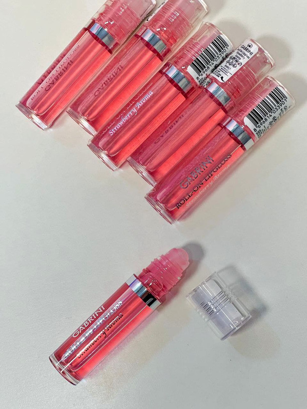 خرید آنلاین برق لب غلتکی توت فرنگی گابرینی