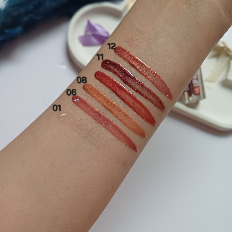 خرید لیپ گلاس قهوه ای روشن