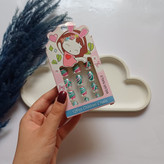 خرید ناخن مصنوعی طرح دار آبی