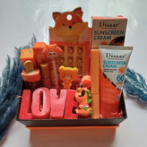 خرید باکس ولنتاین رنگ نارنجی