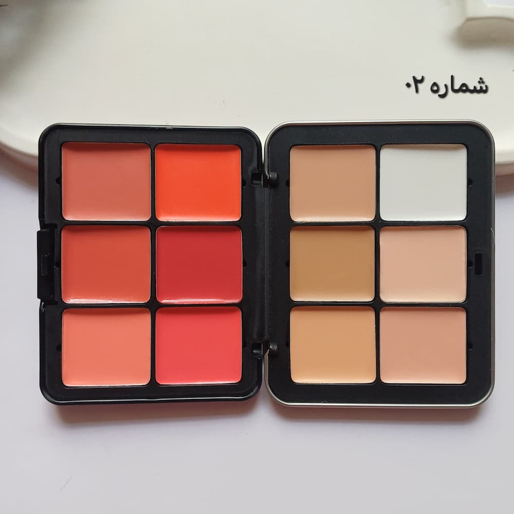 قیمت پالت رژ لب و رژگونه