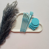 قیمت ست براش و پد آرایشی در بستهبندی شکیل و بهداشتی