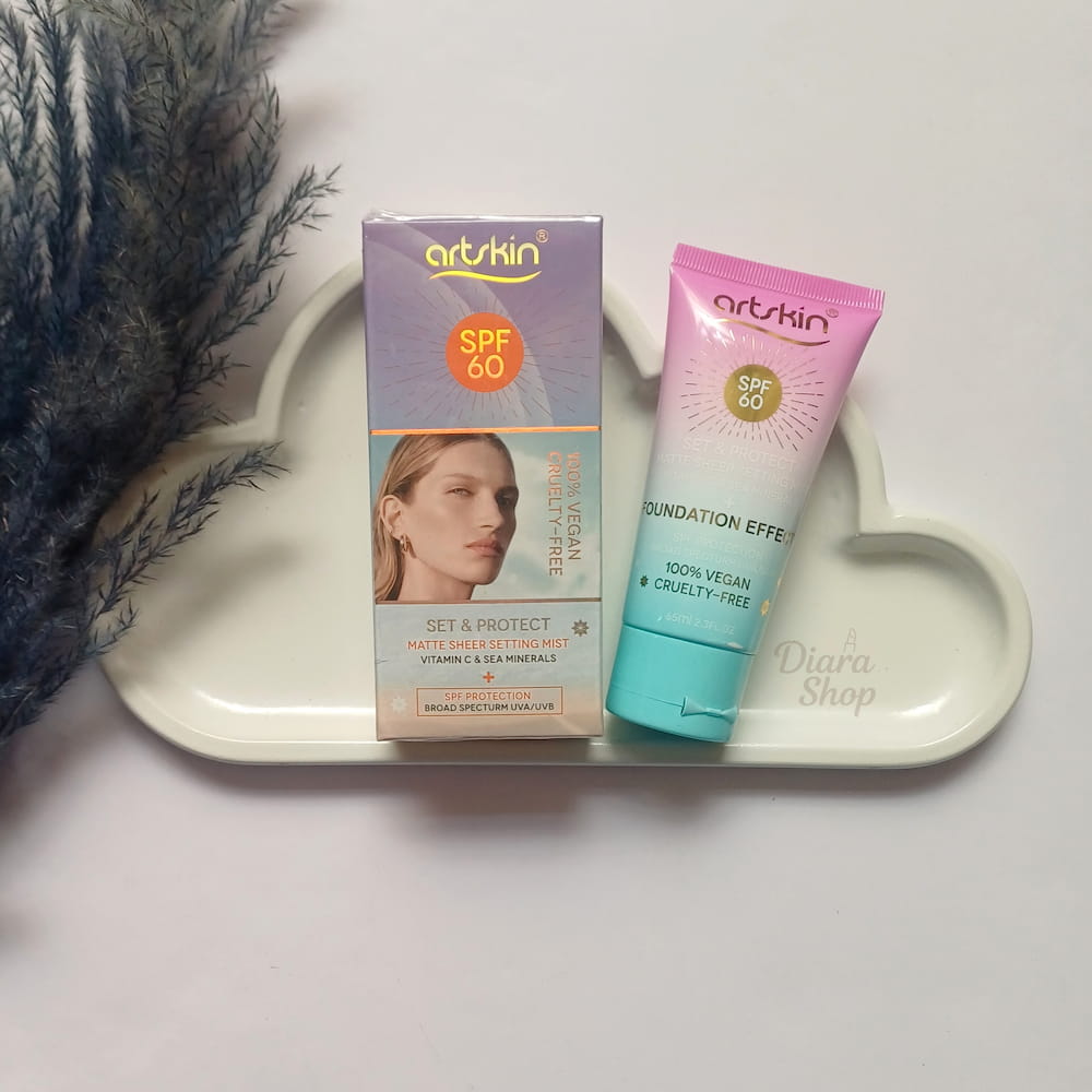 قمت و خرید آنلاین رضد آفتاب کرم پودری آرت اسکین با SPF بالا