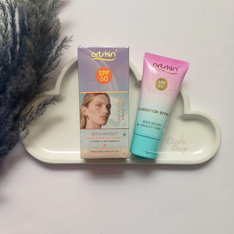 قمت و خرید آنلاین رضد آفتاب کرم پودری آرت اسکین با SPF بالا