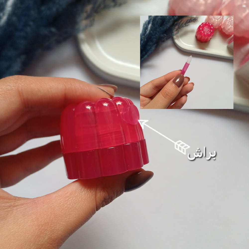 خرید آنلاین رژ لب نرم و آبرسان طرح ژله‌ای رمانتیک رین