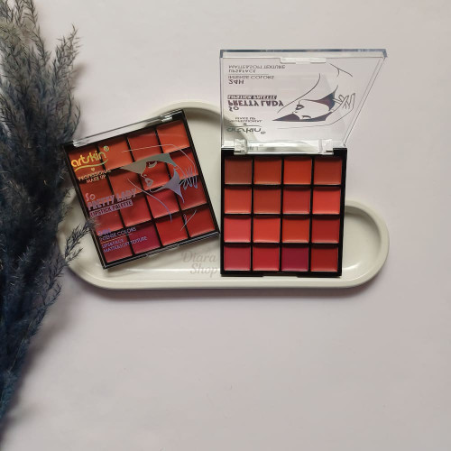 قیمت و خرید آنلاین پالت رژ لب ۱۶ رنگ آرت اسکین مربعی