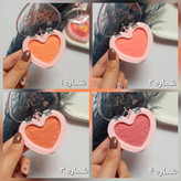 خرید آنلاین پالت رژگونه هدا موجی با رنگهای صورتی و هلویی