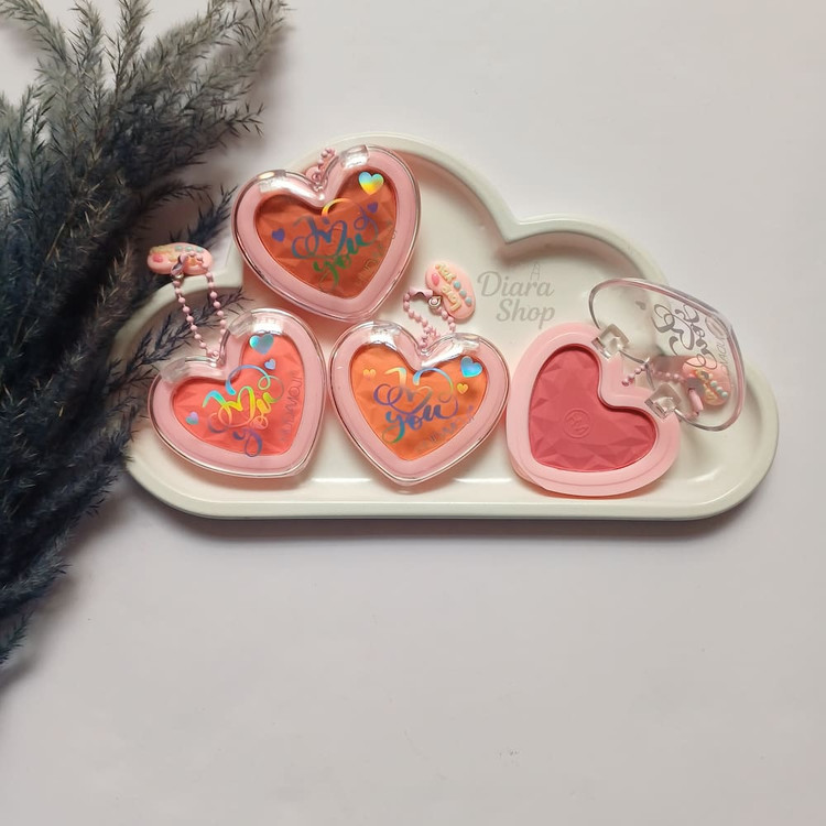 قیمت و خرید آنلاین پالت رژ گونه قلبی هدا موجی