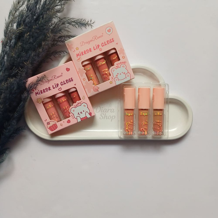 قیمت و خرید آنلاین پک سه عددی رژ لب خیس طرح خرسی