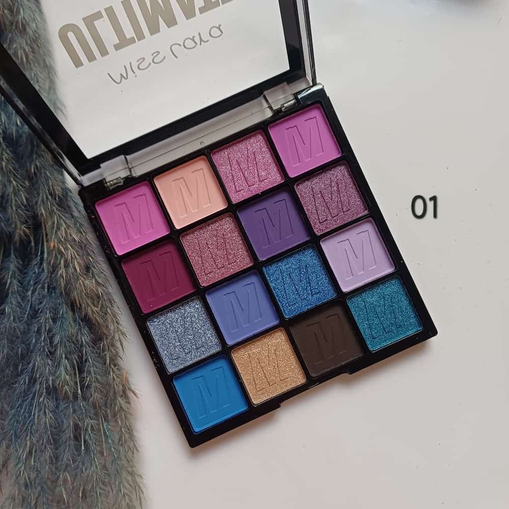 قیمت پالت سایه با تناژ رنگ بنفش و صورتی